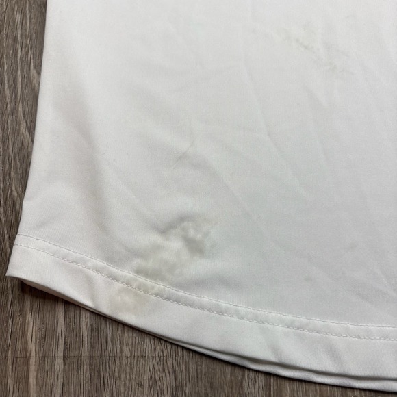 Primo Golf Polo Shirt Blade Collar Henley Performance White Short Sleeve Men's M - Picture 5 of 15